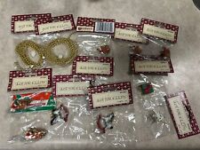 VTG WANG'S INTERNATIONAL JUST FOR KEEPS Ornaments LOT OF 12 picture