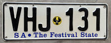 SOUTH AUSTRALIA LONG LICENSE PLATE #VHJ131 THE FESTIVAL STATE  picture