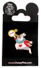 DISNEY WHITE RABBIT FROM ALICE IN WONDERLAND PIN - I'M LATE FOR A IMPORTANT DATE picture