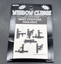 Vintage 90s Factory Sealed Kalan Window Cling Help Wanted Many Positions picture
