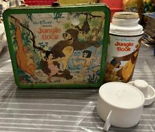 VINTAGE 1966 Disney Jungle Book Aladdin Industries Metal Lunch Box READ picture