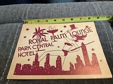 1945 Royal Palm Lounge Park Central Hotel 1945 Souvenir Photo Frame picture