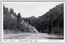 Postcard RPPC Road Through Coal Creek Canyon Colorado M 1717 picture