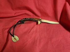 Native American Design Handmade Knife Made of  Entirely of Bone picture