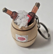 Vintage Carta Blanca Beer Bottle Mexico Pale Lager Brew Brewing Keychain Ice picture