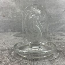 Lalique Crystal Naiade Mermaid Water Dancer Figurine Ring Dish Tray picture