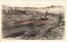 MN, Crosby, Minnesota, RPPC, Armour Number 1 Open Pit Mine, Mining picture