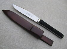 ANTIQUE MINT UNSHARPENED CHECKERED EBONY PUBLISHED HUNTING DIRK 1860’s-1880's picture