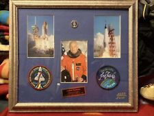 JOHN GLENN HISTORIC FLIGHTS LIMITED EDITION PHOTOGRAPH, PIN AND PATCHES SET picture