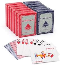 12 Decks JUMBO PLAYING CARDS Poker Index Play Game For Blackjack Pinochle Euchre picture