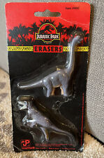 1992 Jurassic Park Dinosaur Erasers 2-Pack Imaginings3 picture