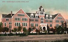 Postcard UT Ogden Utah Sacred Heart Academy Unused Antique Vintage PC e1323 picture