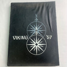 Viking 1957 School Yearbook Vintage Spotlight Senior Staff Students Hardcover picture