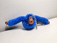 Kipling Purse Backpack Blue Monkey Keychain Plush Animal Anahi 0317-001-K picture