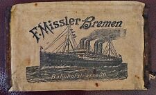 F. Missler, Bremen Bahnhofstrasse 30 - Ticket Wallet c1897-1914 picture