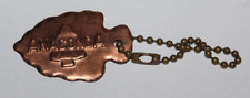 Vintage Anaconda Mine Copper Souvenir Arrowhead Keychain FOB picture