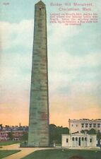 Postcard MA Boston Charlestown Bunker Hill Monument Unused Vintage PC b9971 picture
