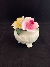 Vintage Bone China Flowers in Vase Crown Royal, Made in England picture
