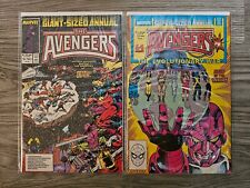 Avengers Giant Annual #16 & 17 Lot Of Copper Age Marvel Comics 1987 & 1988 VF-NM picture