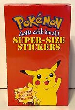 1999 Artbox Pokemon Super-Size Stickers Trading Card Box 36 Packs picture