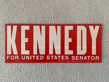 Original 1964 Robert F Kennedy for United States Senator Bumper Sticker New York picture
