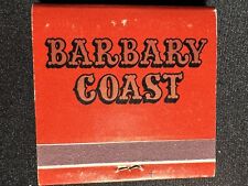 VINTAGE MATCHBOOK - BARBARY COAST - UNSTRUCK picture