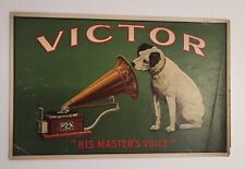 Rare Advertisement Vintage RCA dog Translucent Window Sign 16.5