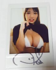 Aoi Fujino　autographed Japan limited instax photo picture