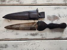 Early/Mid 19th Century I &H Sorby Dag Knife w/Leather Sheath picture