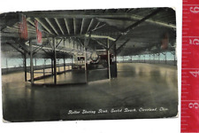 Vintage Post Card Euclid Beach Park roller skating rink Cleveland Ohio picture