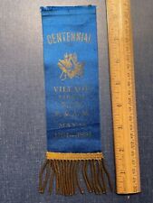 1894 Masonic ribbon - Centennial of Canton, CT lodge picture
