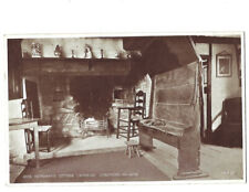 c.1940s Anne Hathways Cottage Interior Stratford England UK RPPC Photo Postcard picture