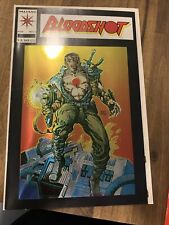 Bloodshot #1 Gold Chest Error Variant Cover February 1993 Valiant Comic Book picture