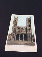 Notre-Dame Basilica of Montreal Postcard Old Vintage Card (Litho) 1906  picture