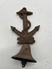 Unique Decorative Antique Anchor Bell Ships Decor Cast Iron picture