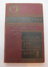 1935 SUPER RARE 1st ed 1st Print Old Mr Boston Deluxe Official Bartenders Guide picture
