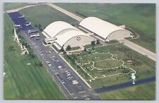 USAF Air Force Museum Aerial View Building W-PAFB Ohio Postcard (HTC) picture