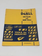 Vintage DoAll Saw Blade and Band Tools Catalog S78-1 picture