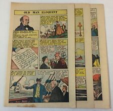 1960 five page cartoon story ~ JOHN QUINCY ADAMS picture