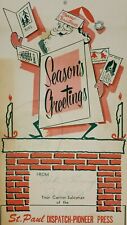 1961 St Paul Dispatch Pioneer Press Season's Greetings Wall Calendar Minnesota picture