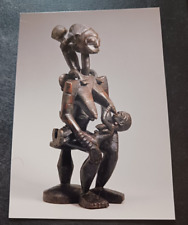 vtg postcard Africa Afo Nigerian Maternity figure sculpture art unposted picture