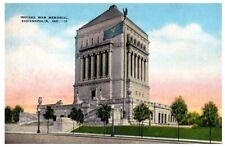 VTG Linen Postcard Indiana War Memorial Indianapolis IN Posted 1944 picture