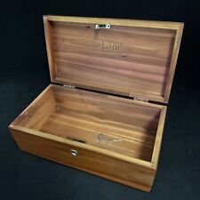 Miniature Vintage Lane Cedar Wooden Chest With Original Key brown Jewelry box picture