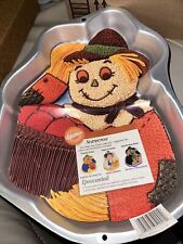 Wilton Scarecrow Cake Pan VTG 1998 2105-2001 Fall Thanksgiving Halloween Retired picture