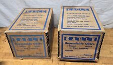 Vintage NOS Lot Of 18 Eagle Dependable Oilers 1/3 Pint In Original Boxes WOW picture