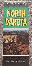 Vintage 1957 North Dakota Official Road Map – State Highway Department picture