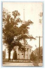 c1910's Congregational Church Lyme Connecticut CT RPPC Photo Antique Postcard picture