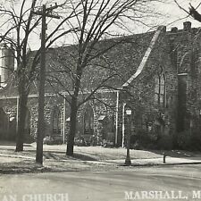 Early Marshall, Missouri First Presbyterian Church Real Photo Postcard RPPC picture