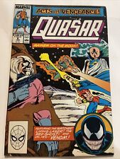 Quasar #6 First Appearance of Venom outside of Spider-Man Marvel 1990 VF/FN picture