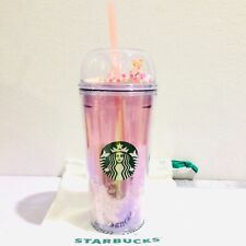 Starbucks Tumbler 16 Oz.Cold Cup Lip Dome Pink Bear Cherry Blossom Sakura 2023 picture